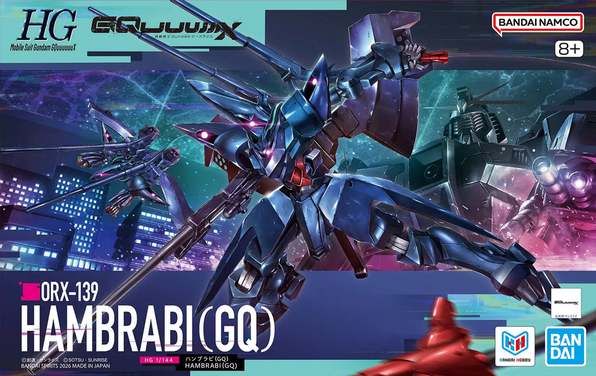 Gundam 1/144 HG GQX #15 ORX-139 Hambrabi (GQ) Model Kit