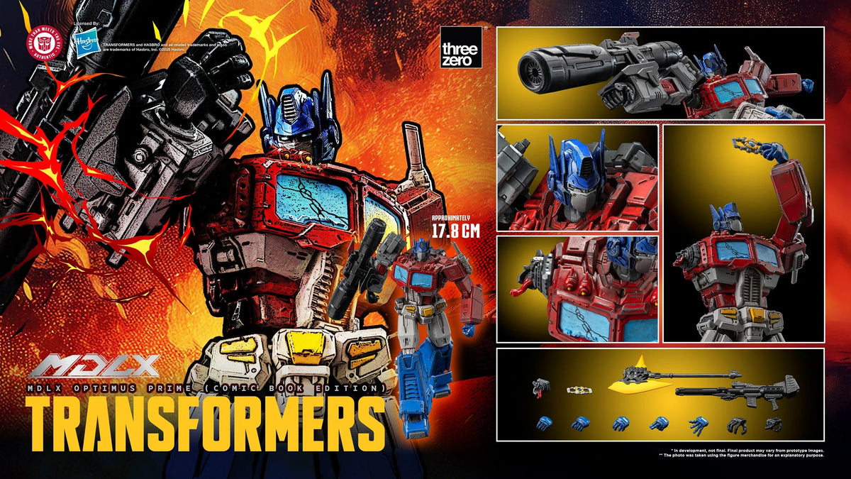 ThreeZero MDLX Transformers Optimus Prime (Comic Book Edition) Action Figure