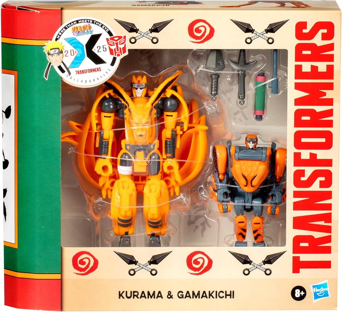 Hasbro Transformers Collaborative x Naruto: Shippuden Kurama & Gamakichi Action Figure