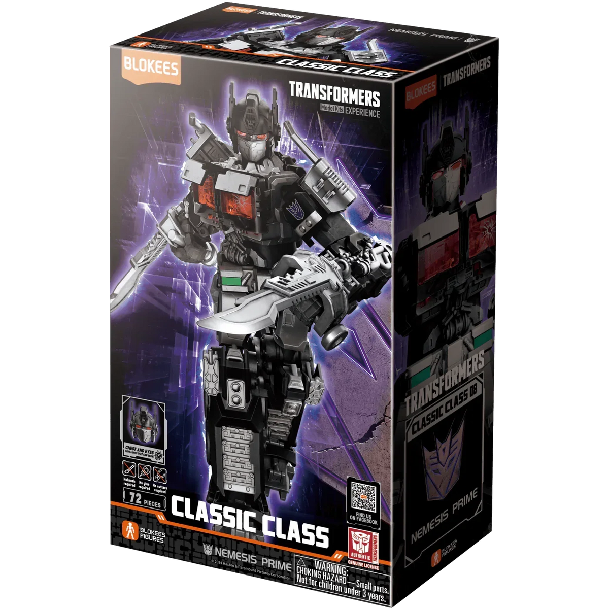 Blokees Transformers Classic Class #08 Nemesis Prime (Rise of the Beast) Model Kit