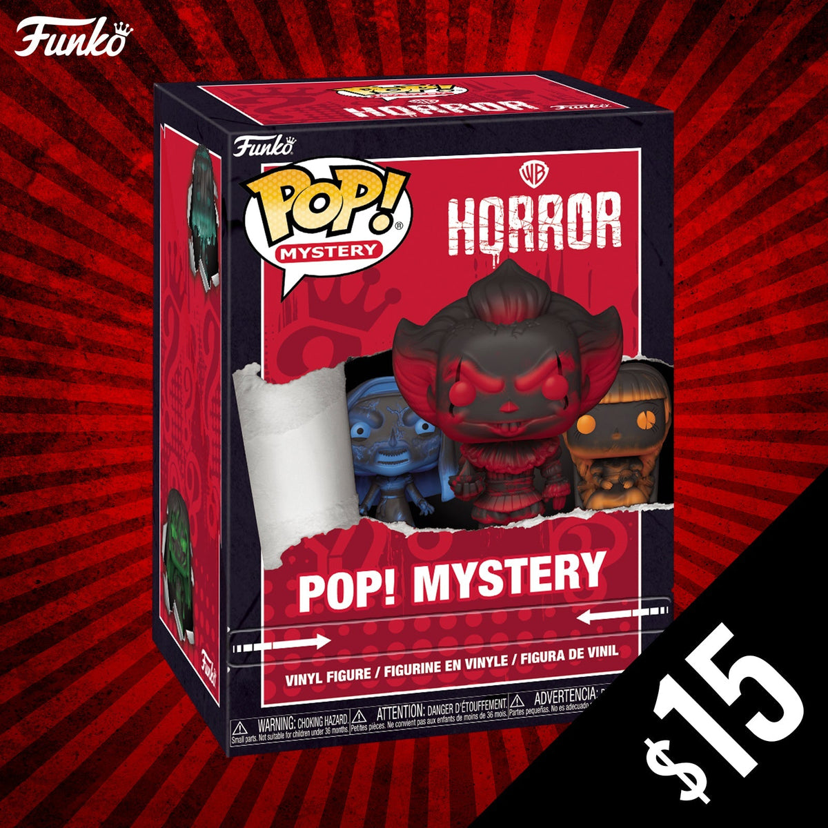 Pre-Order: Funko Pop! Mystery: WB Horror (Sealed Single Box)