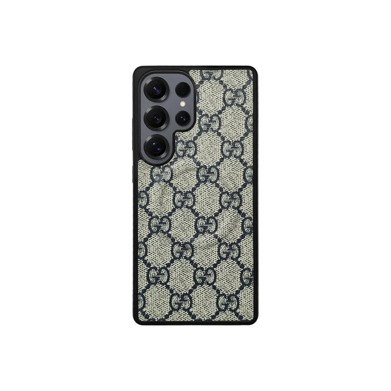 Gucci-Inspired Blue GG Supreme Monogram Case for Samsung Galaxy S Series