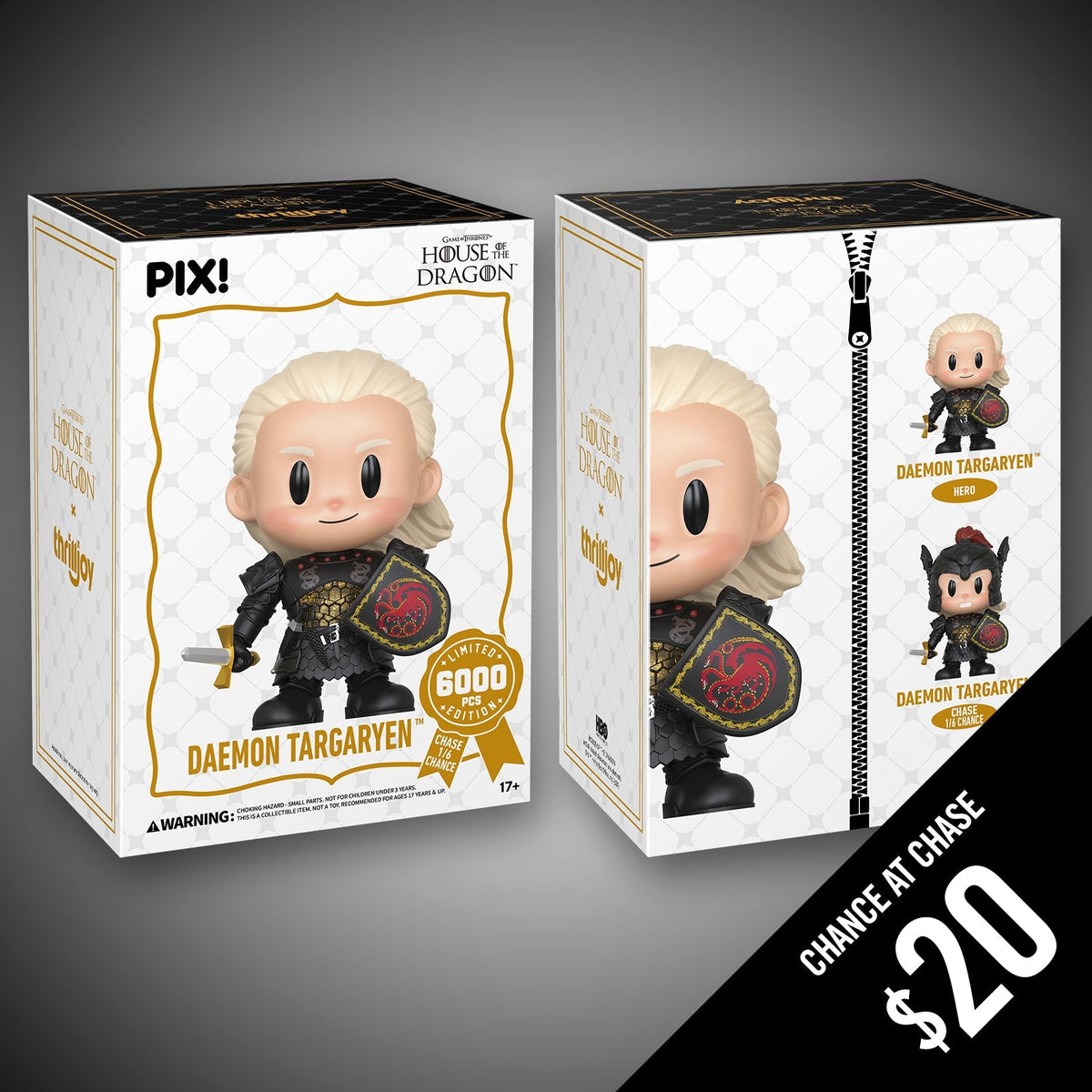 Thrilljoy PIX: House of the Dragon: Daemon Targaryen (LE6000)