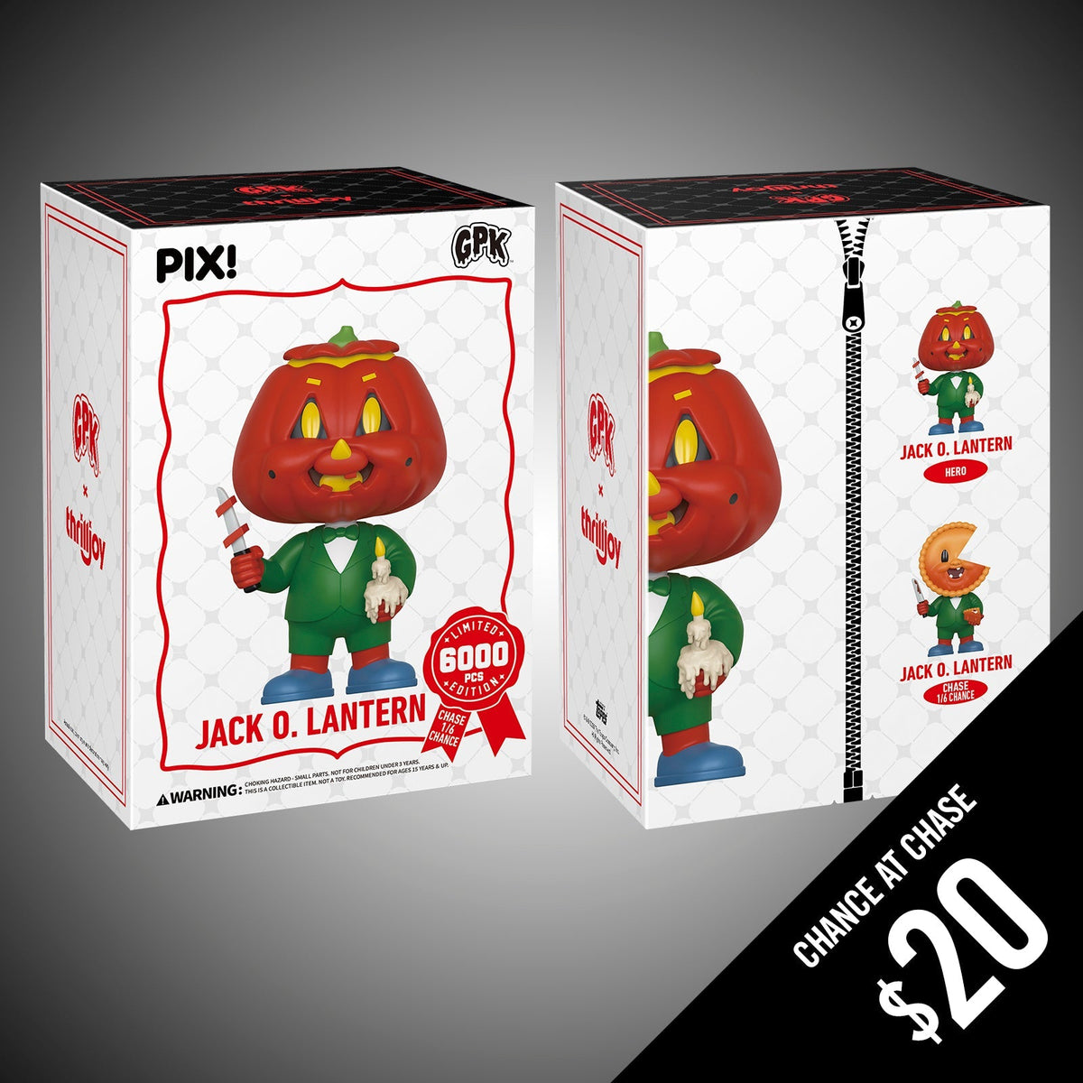 Thrilljoy PIX: GPK: Jack O. Lantern (LE6000)