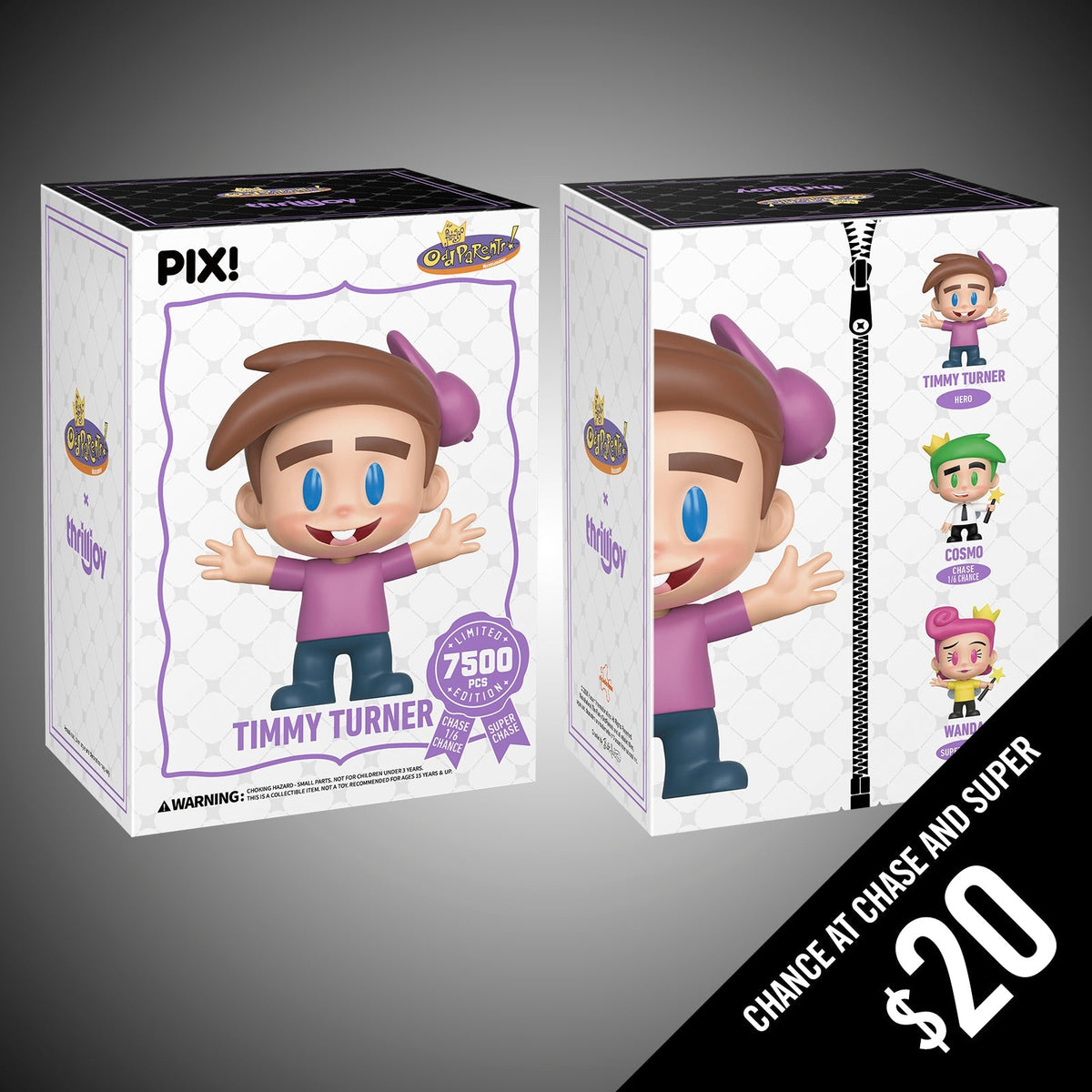 Thrilljoy PIX: Fairly Odd Parents: Timmy (LE7500)