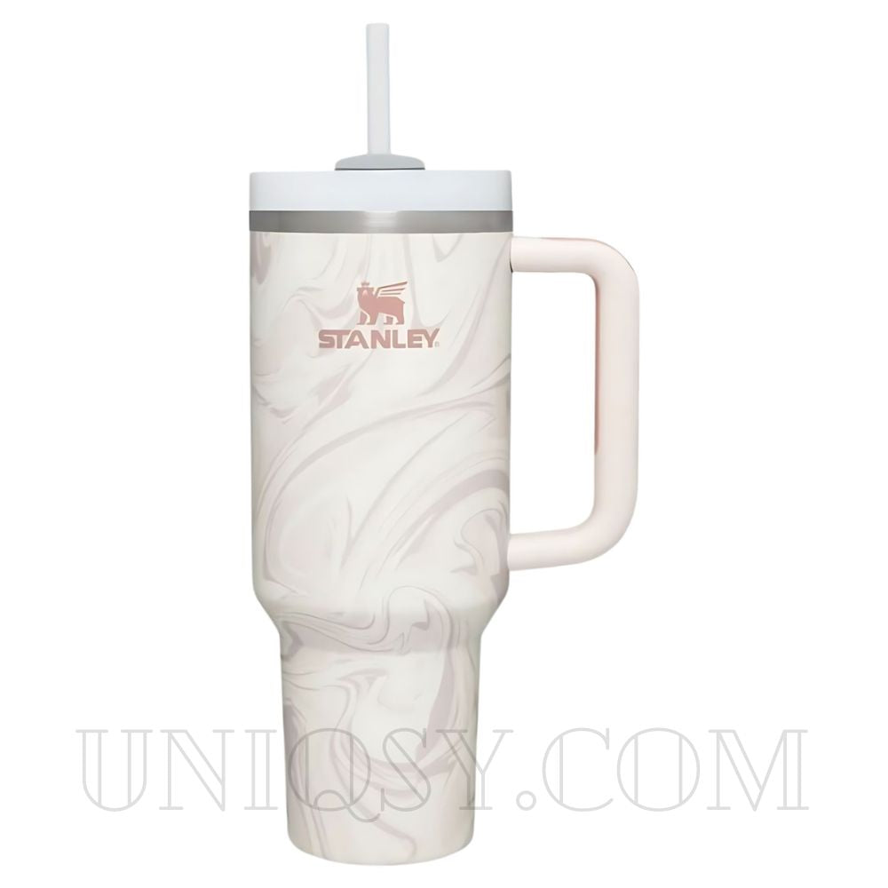 The Quencher 40 OZ Stanley Neon Flowstate Tumbler