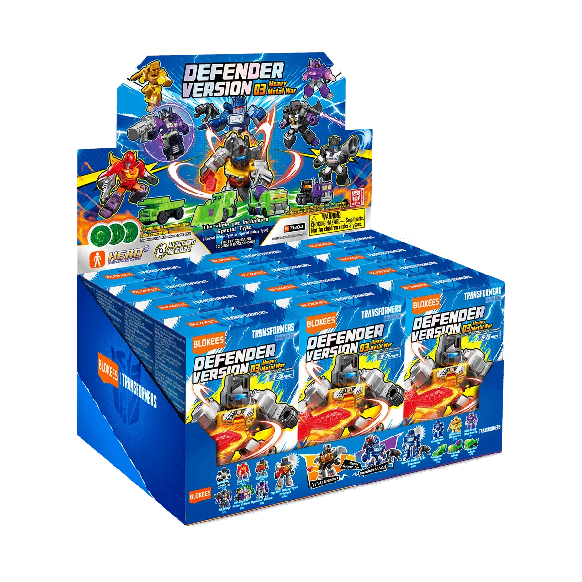 Blokees Transformers Defender Version 03 Heavy Metal War