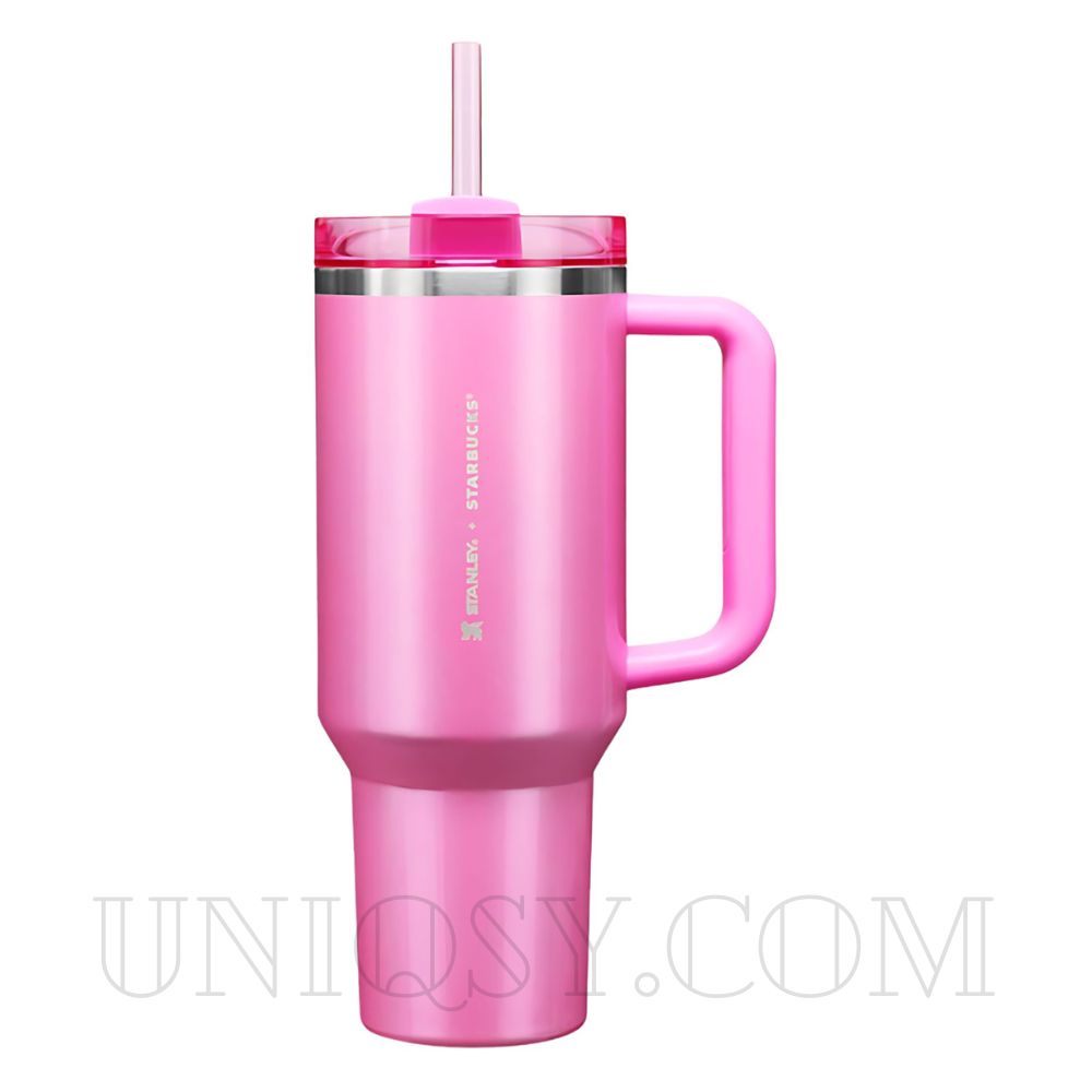 Stanley 40 OZ Tumbler Cup with Handle and Straw