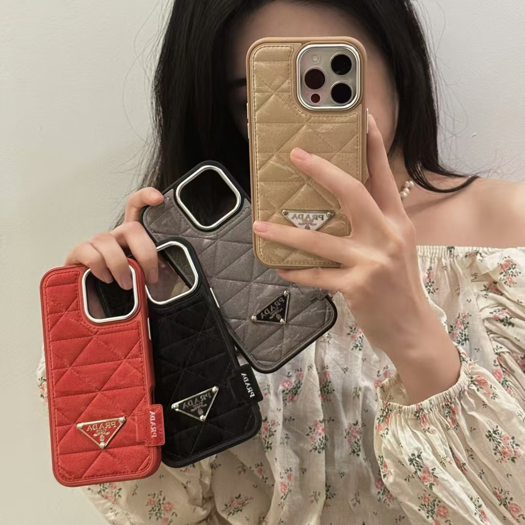 Elegant Prada Phone Case for iPhone 13-18 Pro & Pro Max