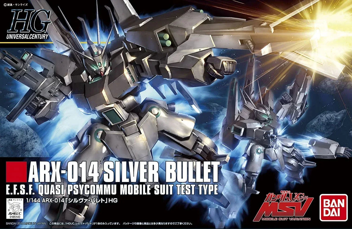 Gundam 1/144 HGUC #170 Gundam Unicorn - Bande Dessinee ARX-014 Silver Bullet Model Kit