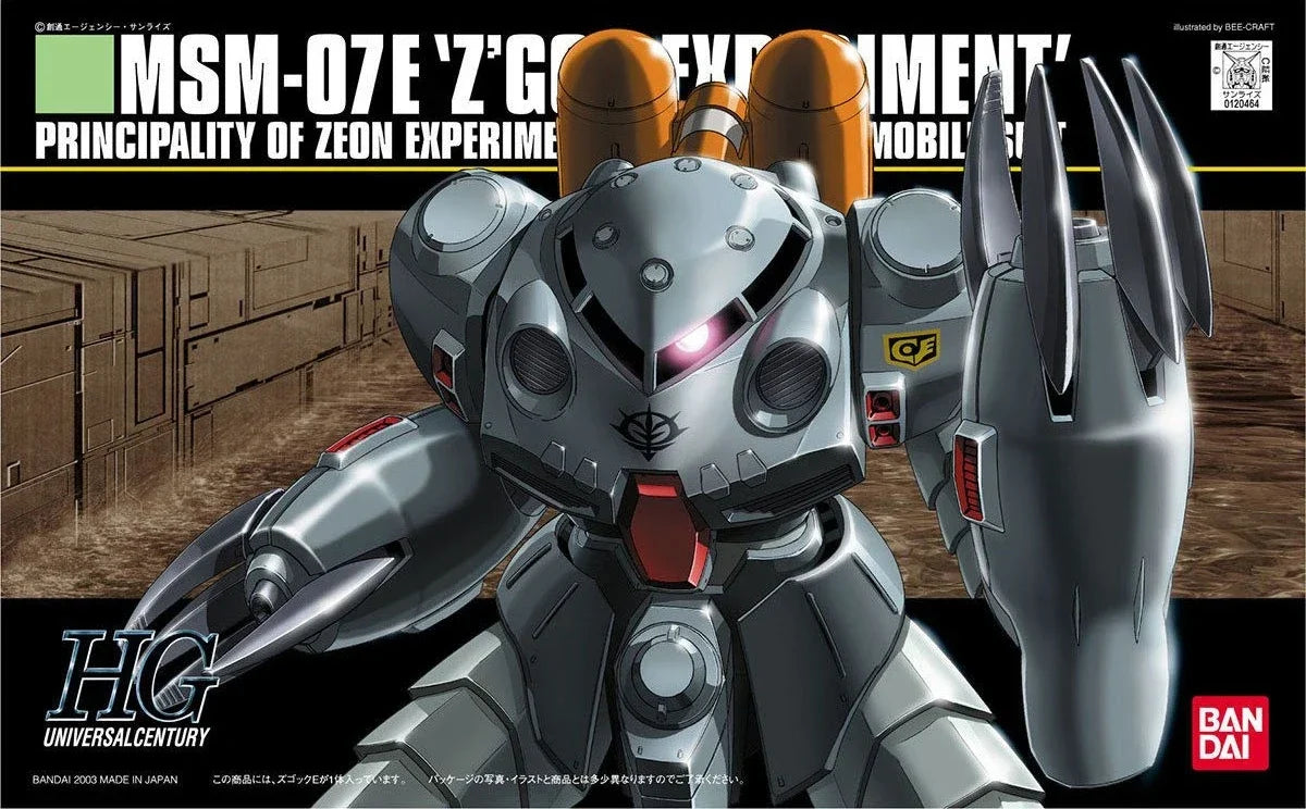 Gundam 1/144 HGUC #039 0080 War in the Pocket MSM-07E Z'Gok Experiment Model Kit