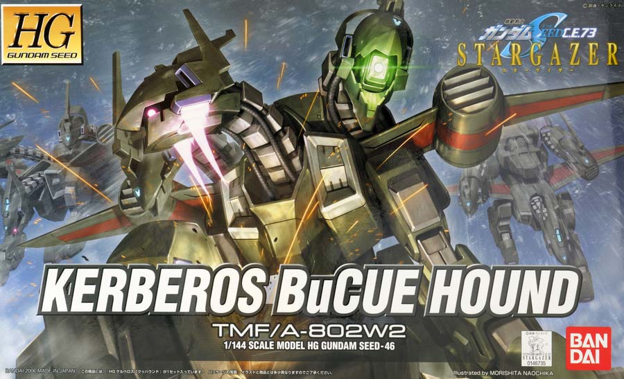 Gundam 1/144 HG Seed #46 TMF/A-802W2 Kerberos BuCue Hound Model Kit