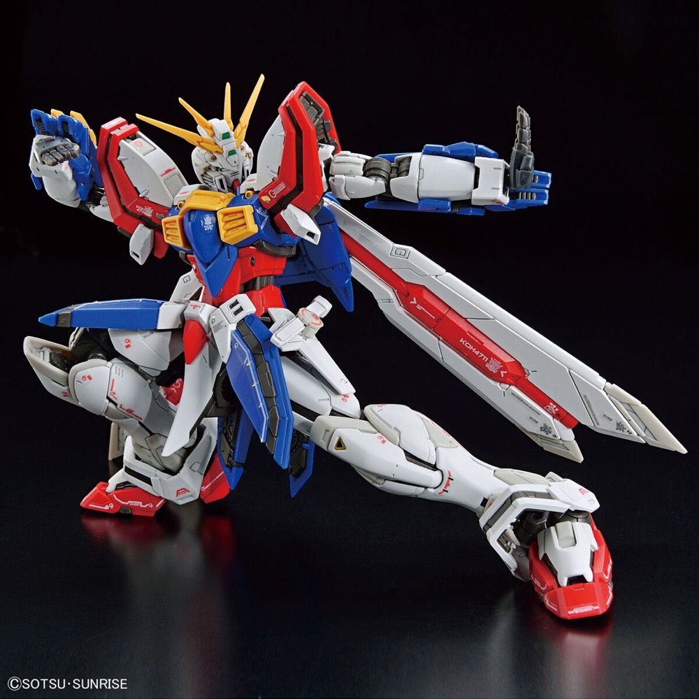 Gundam 1/144 RG #37 G Gundam GF13-017NJII God Gundam (Burning Gundam) Model Kit