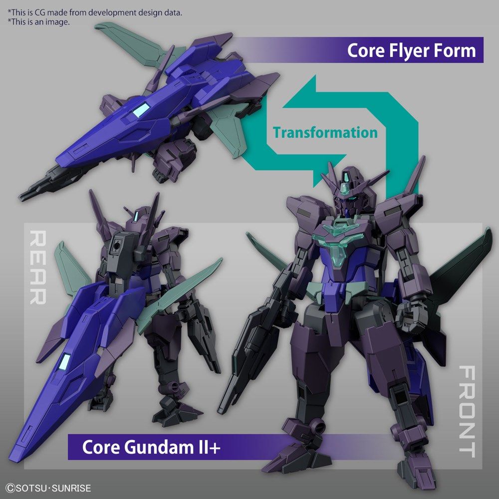 Gundam 1/144 HGBM #06 PFF-X7II+/P9 Plutine Gundam Model Kit