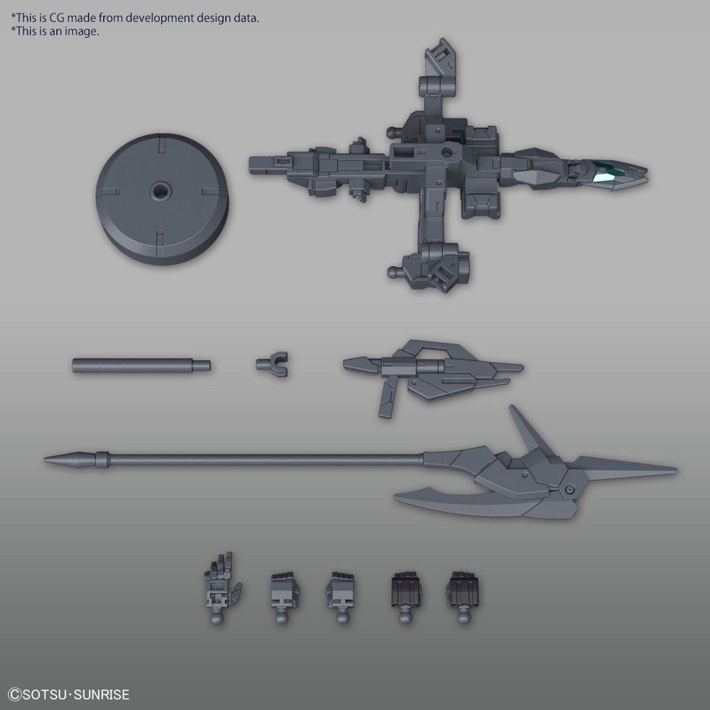 Gundam 1/144 HGBM #06 PFF-X7II+/P9 Plutine Gundam Model Kit