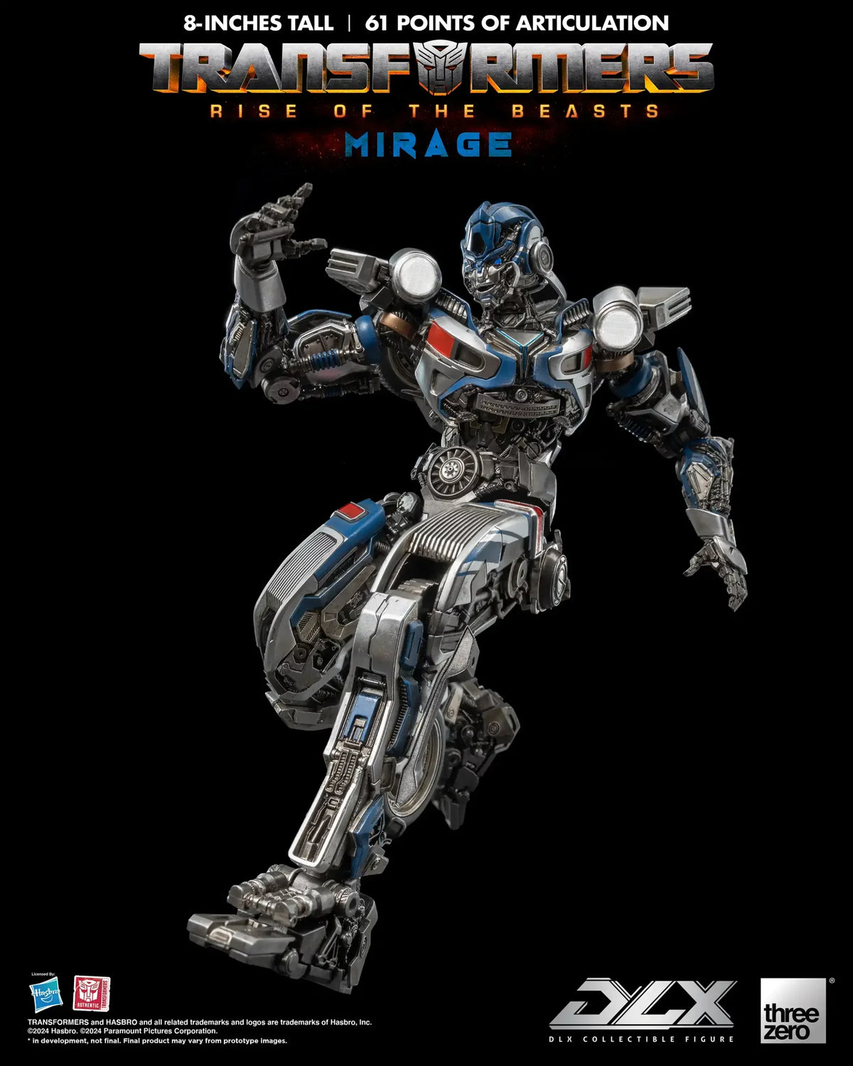 ThreeZero Transformers: Rise of the Beasts Mirage DLX Action Figure