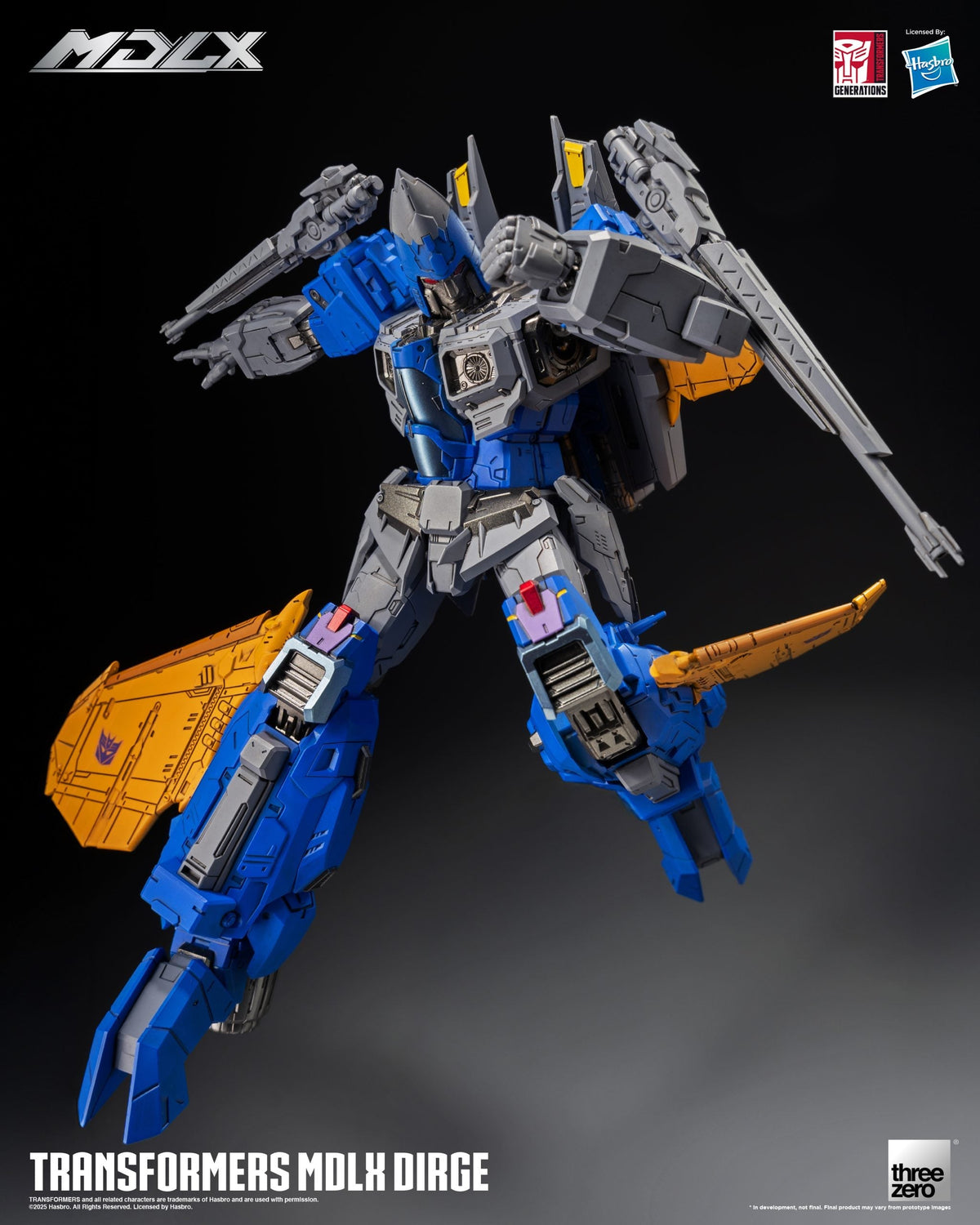 ThreeZero Transformers Dirge MDLX Action Figure