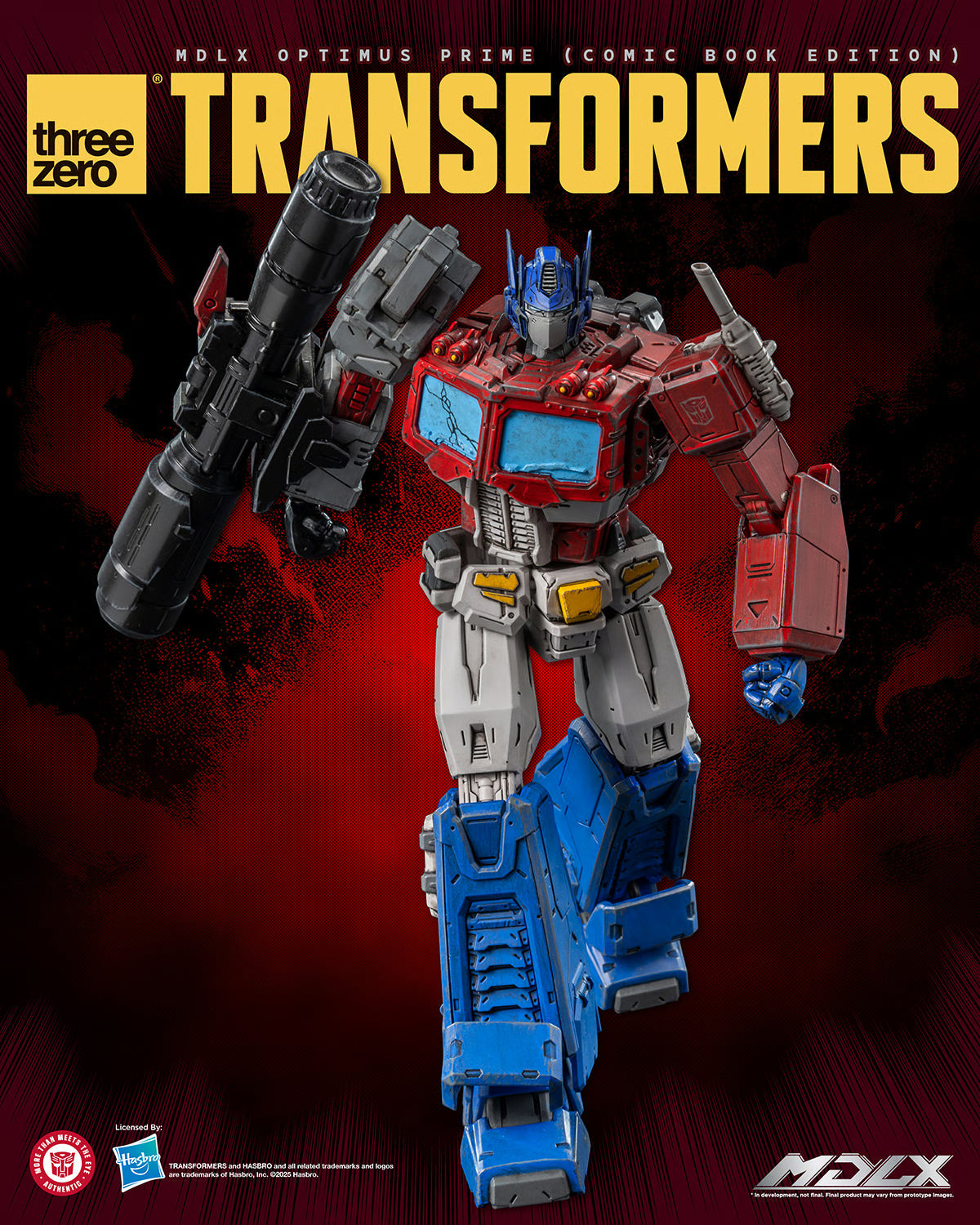 ThreeZero MDLX Transformers Optimus Prime (Comic Book Edition) Action Figure