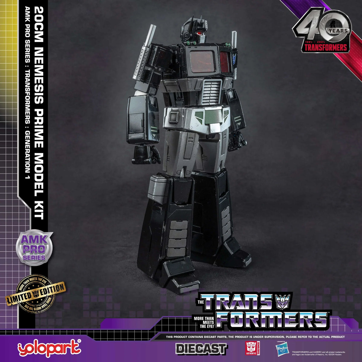 Yolopark Transformers AMK Pro Series Nemesis Prime Model Kit
