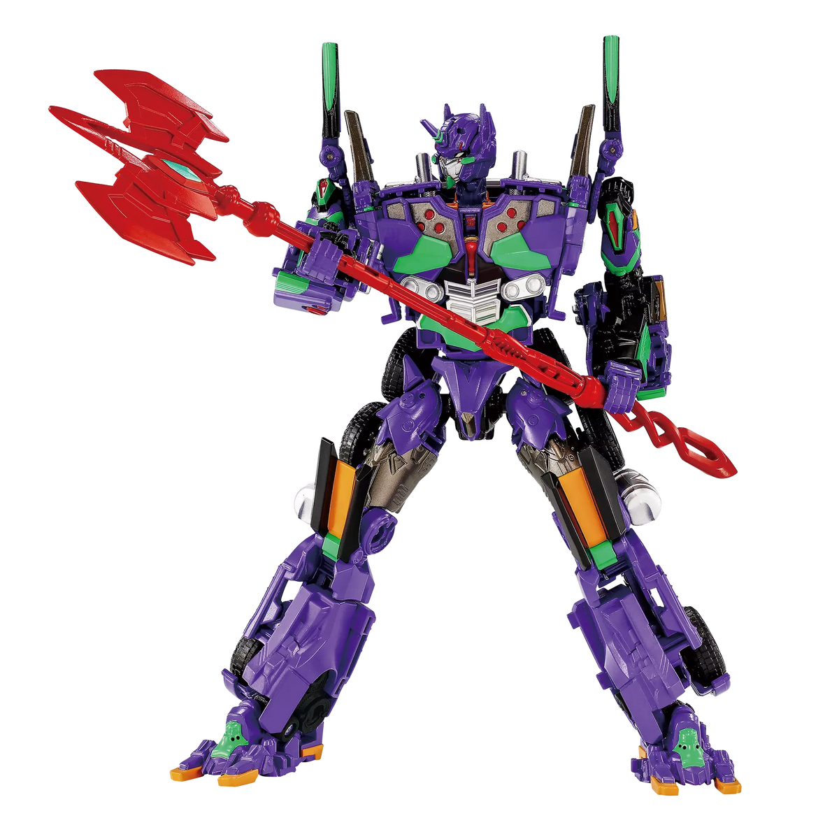 Takara Tomy Transformers x Evangelion Synergenex Series Evangelion Prime Unit-01 Action Figure