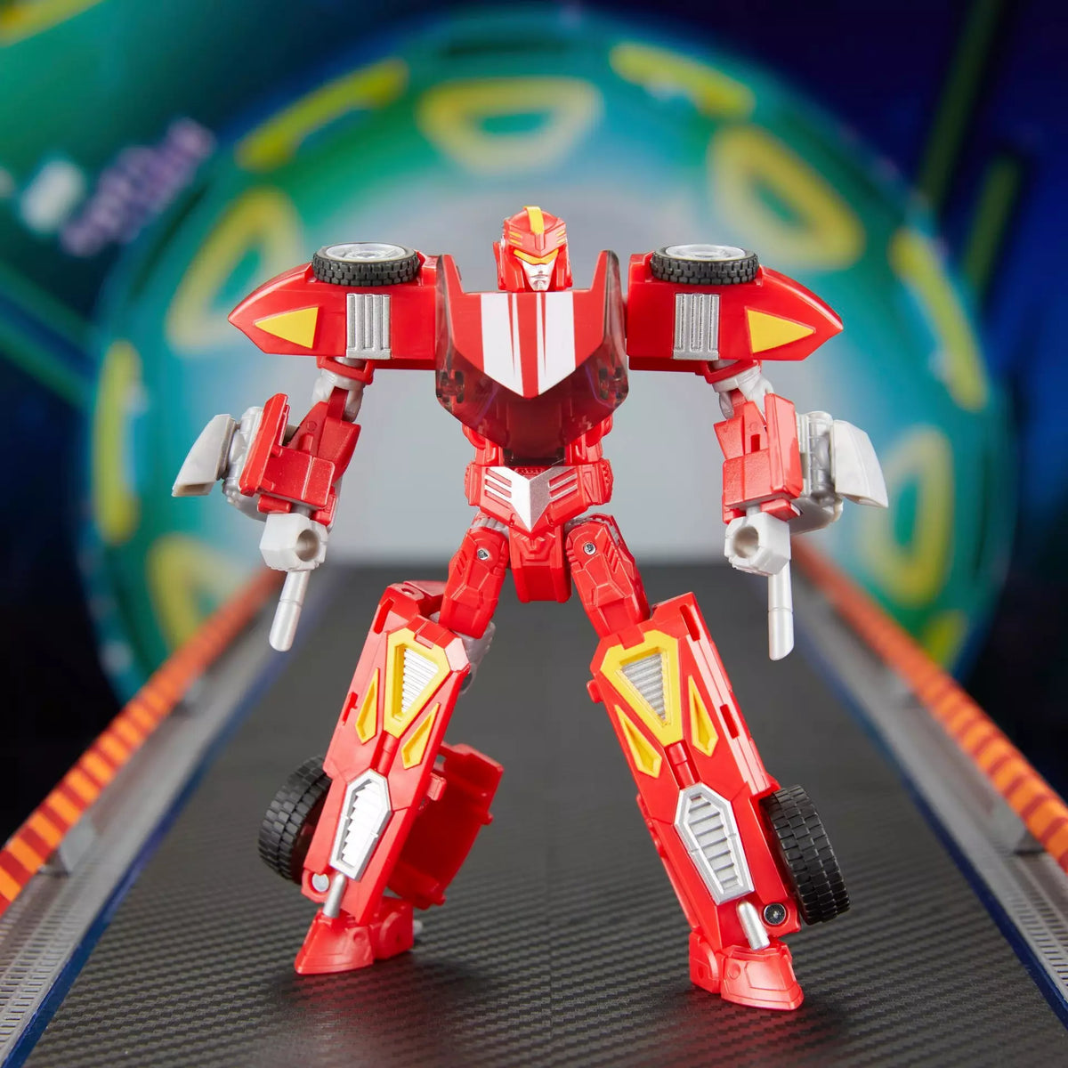 Transformers Collaborative Hot Wheels Twin Mill (Red) Action Figure