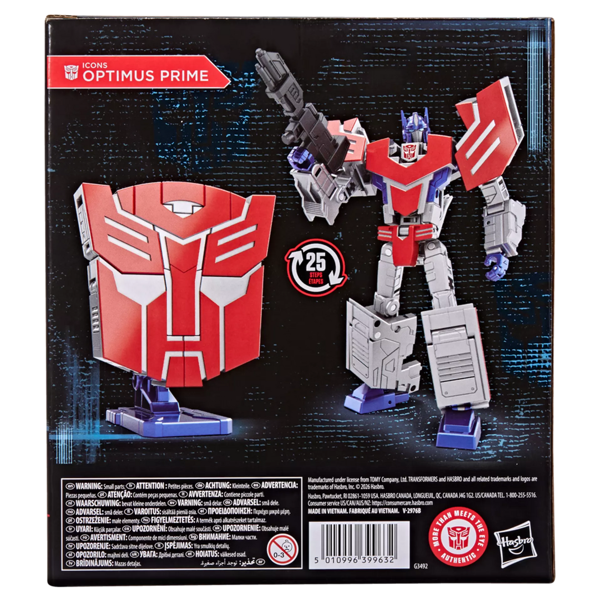 Transformers Voyager Class Icons Optimus Prime Action Figure