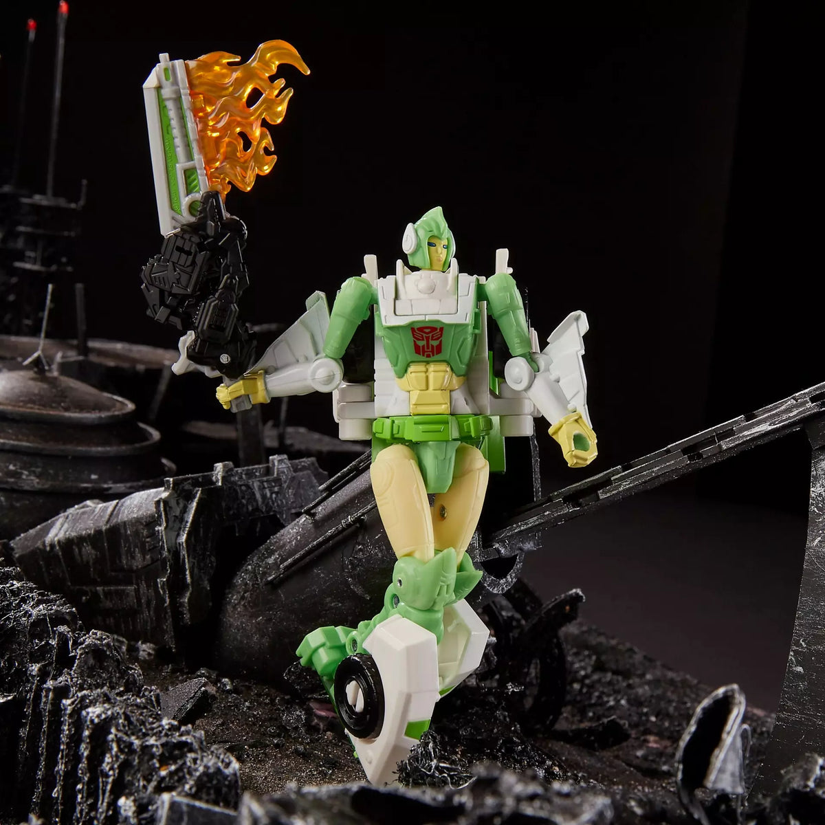 Transformers Generations War For Cybertron: Siege Deluxe Greenlight and Dazzlestrike Action Figure WFC-S15