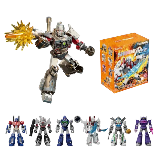 Blokees Transformers Model Kits Shining Version #04 Spark of Deception Box Trading Figure Set of 6