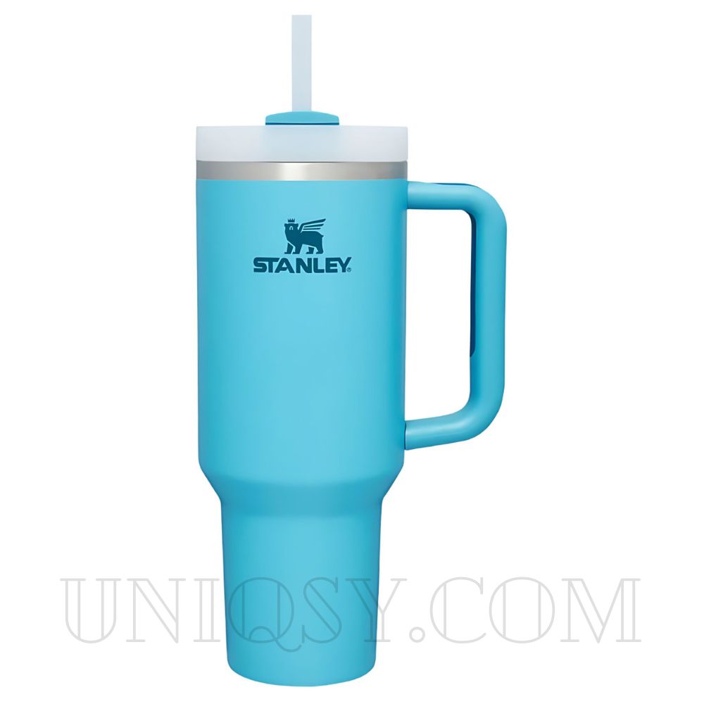 Stanley 40 OZ Tumbler Cup with Handle and Straw - Stainless Steel 1.1L