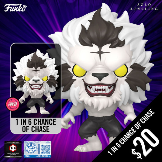 Funko Pop! Chalice Exclusive: Solo Leveling S2: Baek Yoonho - Silver Mane #2273 (1 in 6 chance of Chase)