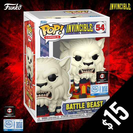 Funko Pop! Chalice Exclusive: Invincible - Battle Beast #54 (Non-Chase)