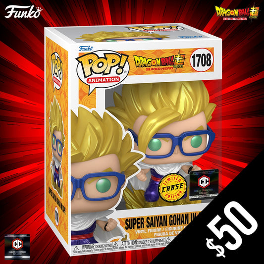 Funko Pop! Chalice Exclusive: Dragon Ball Super: Gohan In Cape #1708 (CHASE)