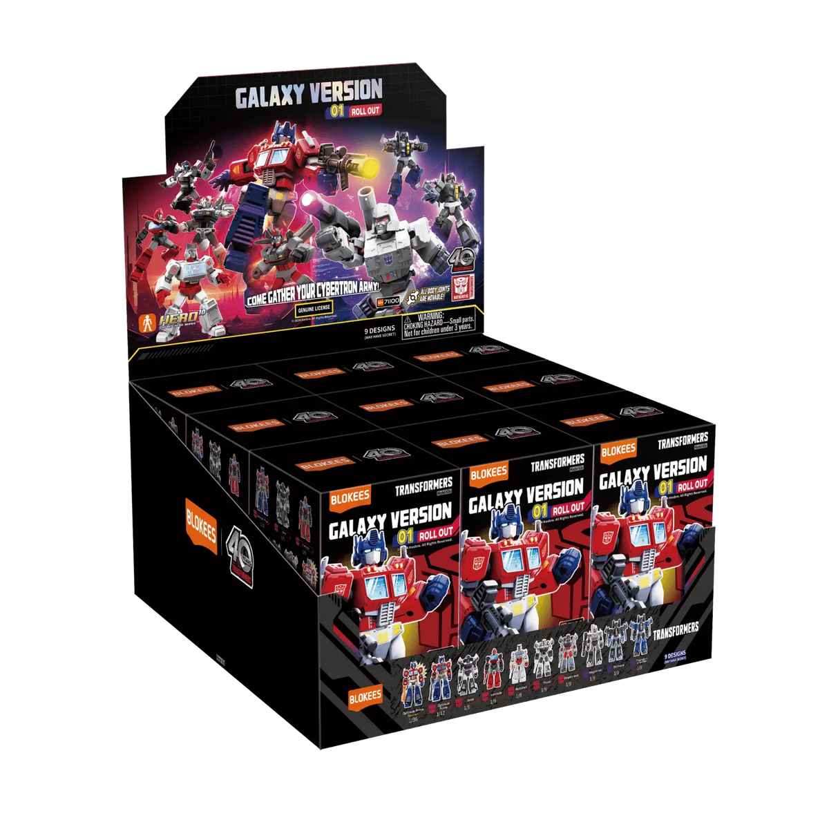 Blokees Transformers Galaxy Version 01 Roll Out
