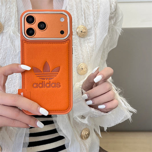 Adidas Premium Leather Case for iPhone 17/ 16/ 15/ 14