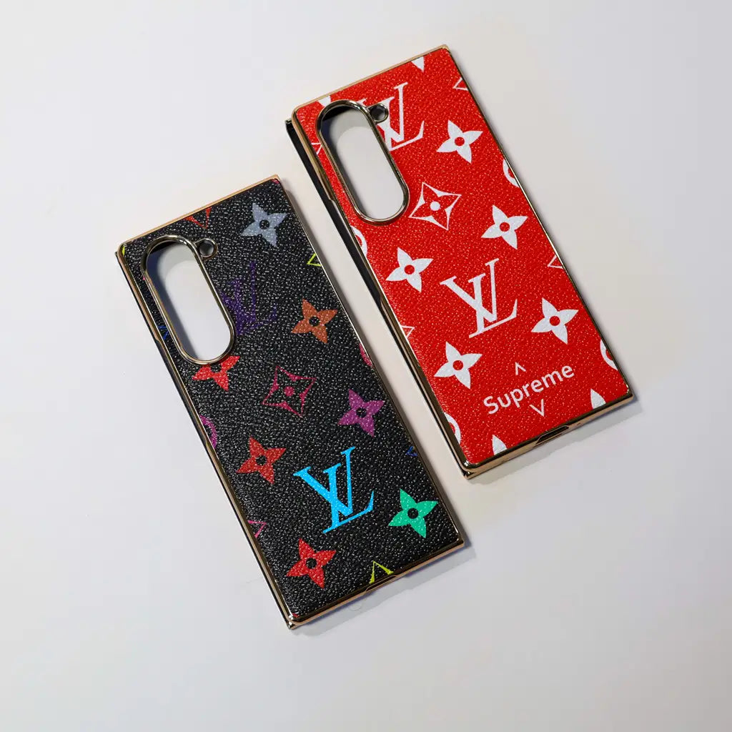 Monogram Slim Luxury Case for Samsung Z Fold 3-7