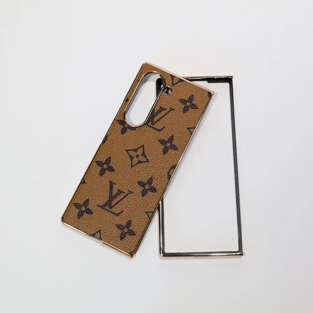 Monogram Slim Luxury Case for Samsung Z Fold 3-7