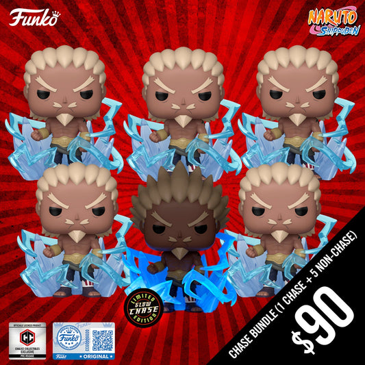 Pre-Order: Funko Pop! Chalice Exclusive: Naruto Shippuden S15: Ay 4TH Raikage  (6-Pop Guaranteed Chase Bundle) (PR)
