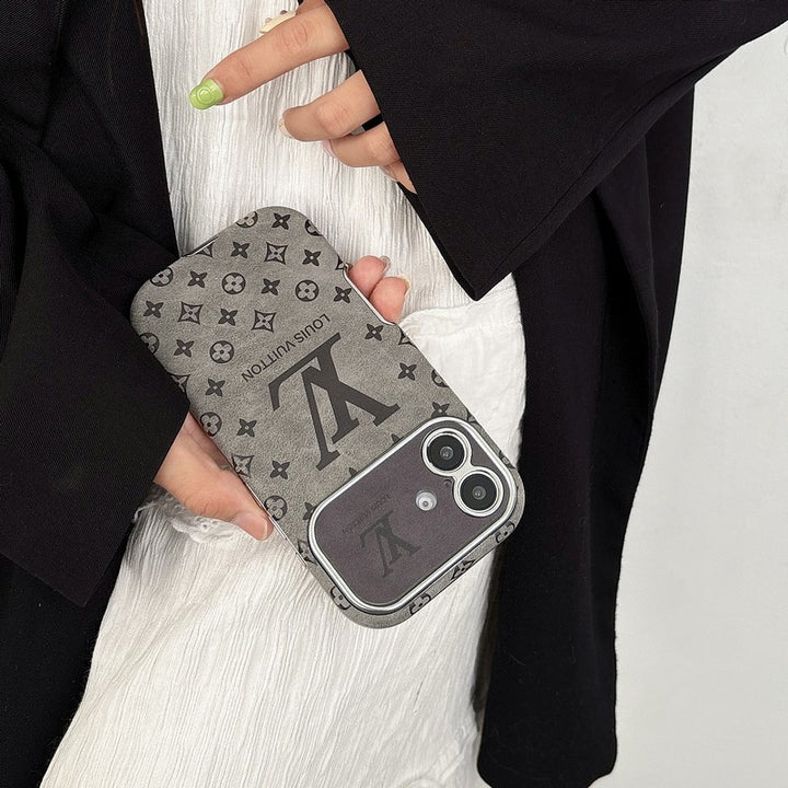 Premium LV Monogram Case for iPhone 13-18 Pro & Pro Max