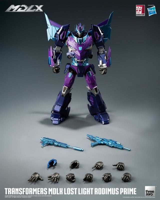 SDCC 2025 ThreeZero MDLX Transformers Lost Light Rodimus Action Figure Exclusive