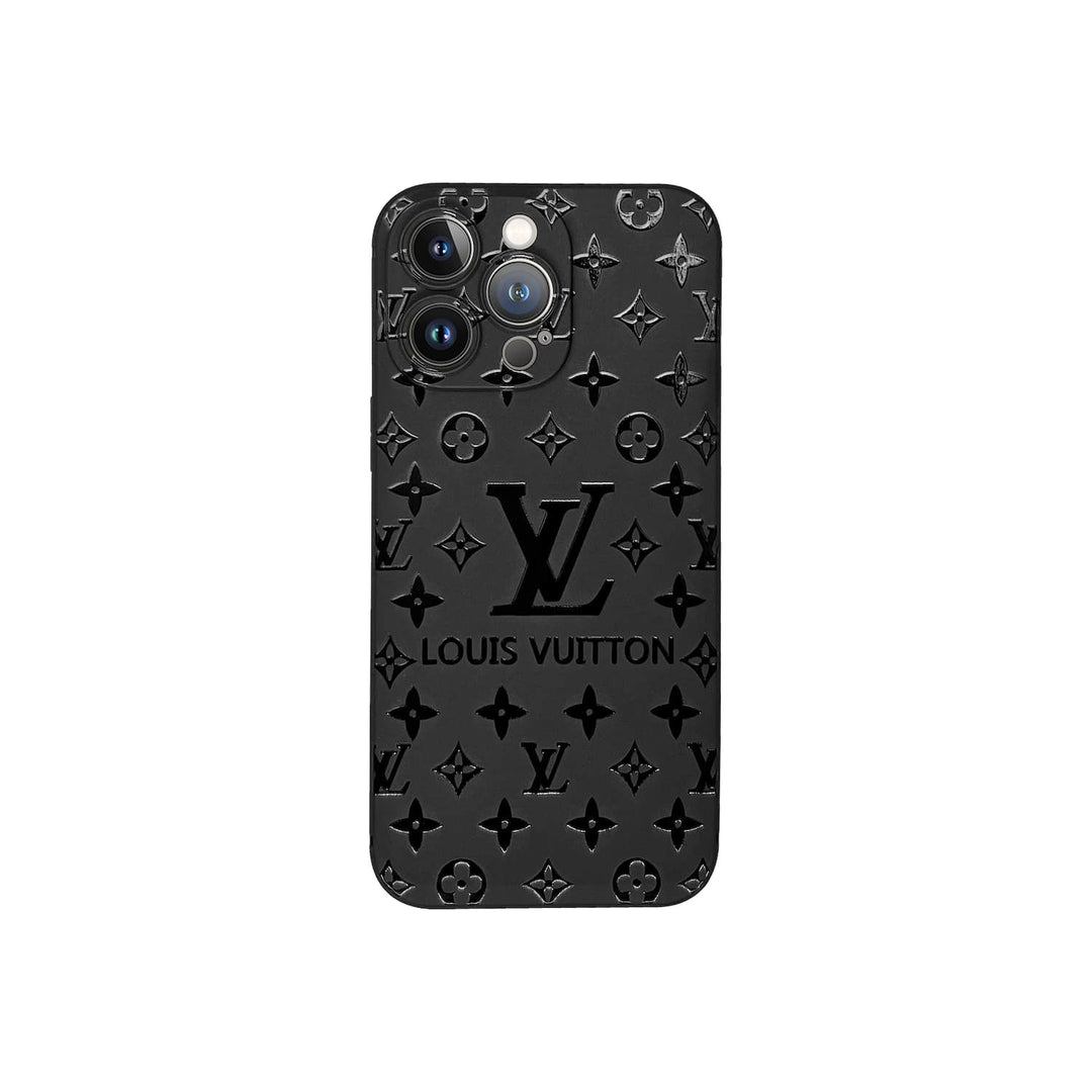LV Luxury Monogram Leather Case for iPhone 13-18 Pro & Pro Max