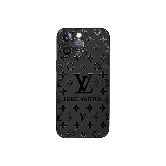 LV Luxury Monogram Leather Case for iPhone 13-18 Pro & Pro Max