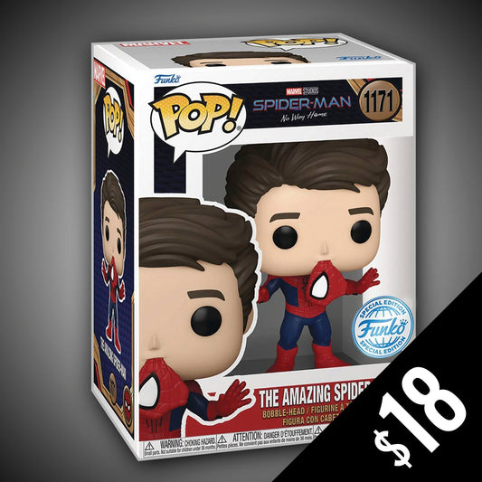 Funko Pop! Marvel: Spider-Man No Way Home: The Amazing Spider-Man (Unmasked) #1171