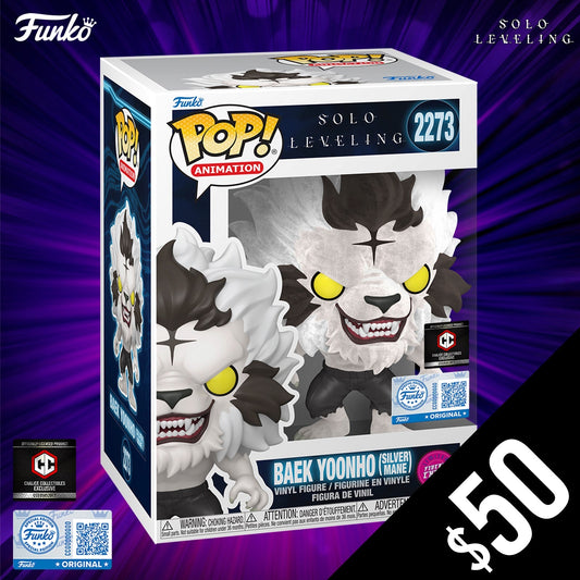 Funko Pop! Solo Leveling S2: Baek Yoonho - Silver Mane #2273 (CHASE)