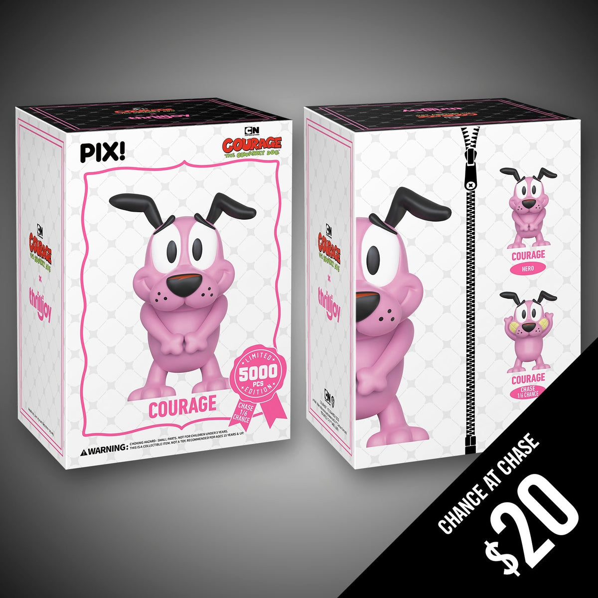 Thrilljoy PIX: Courage The Cowardly Dog: Courage (LE5000)