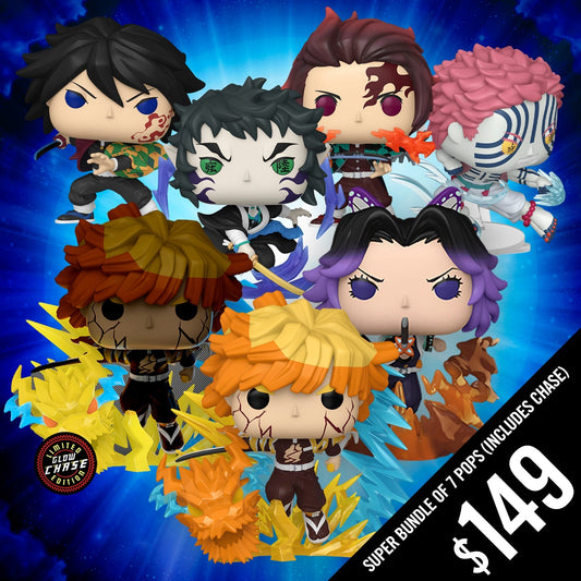 Pre-Order: Demon Slayer Movie: Super Bundle of 7 Pops (Includes Chase)
