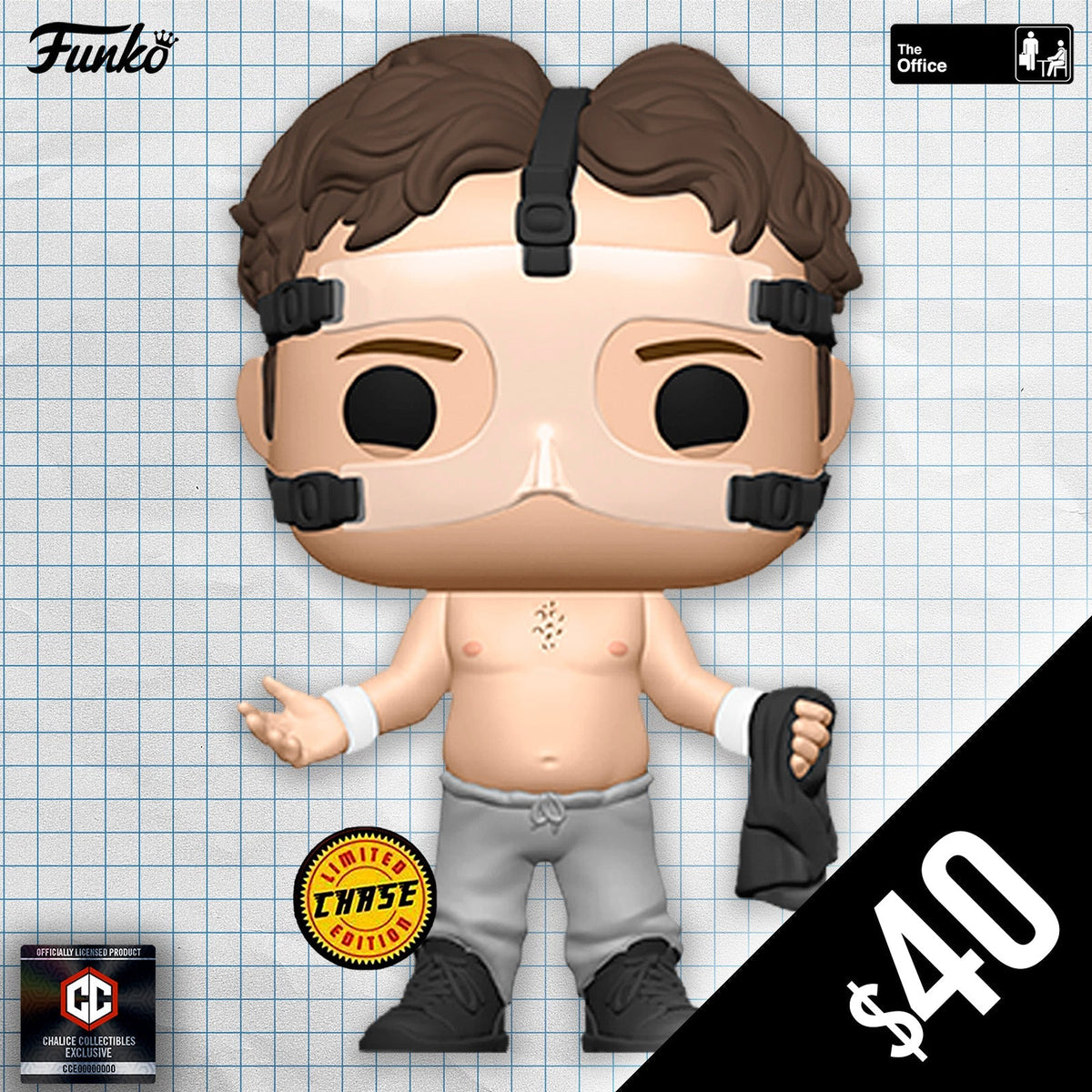 Funko Pop! Chalice Exclusive: The Office: Dwight Schrute #1103 (CHASE)