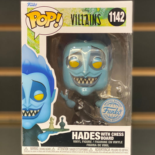 Funko Pop! Disney: Villains- Hades w/ Chess Board (SE) #1142