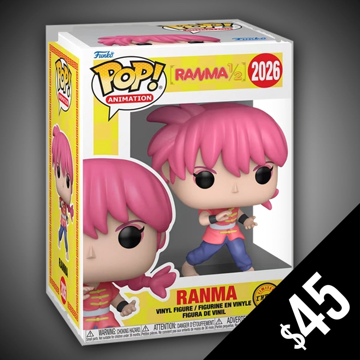 Funko Pop! Ranma 1/2 S1: Ranma #2026 (CHASE)